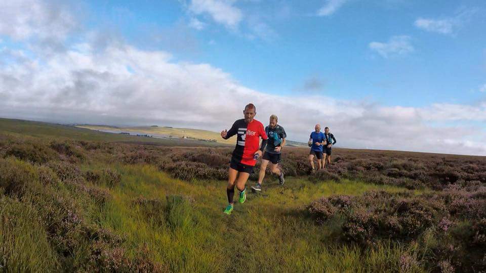 Dan Lawson Team GB Ultra Runner in moorland